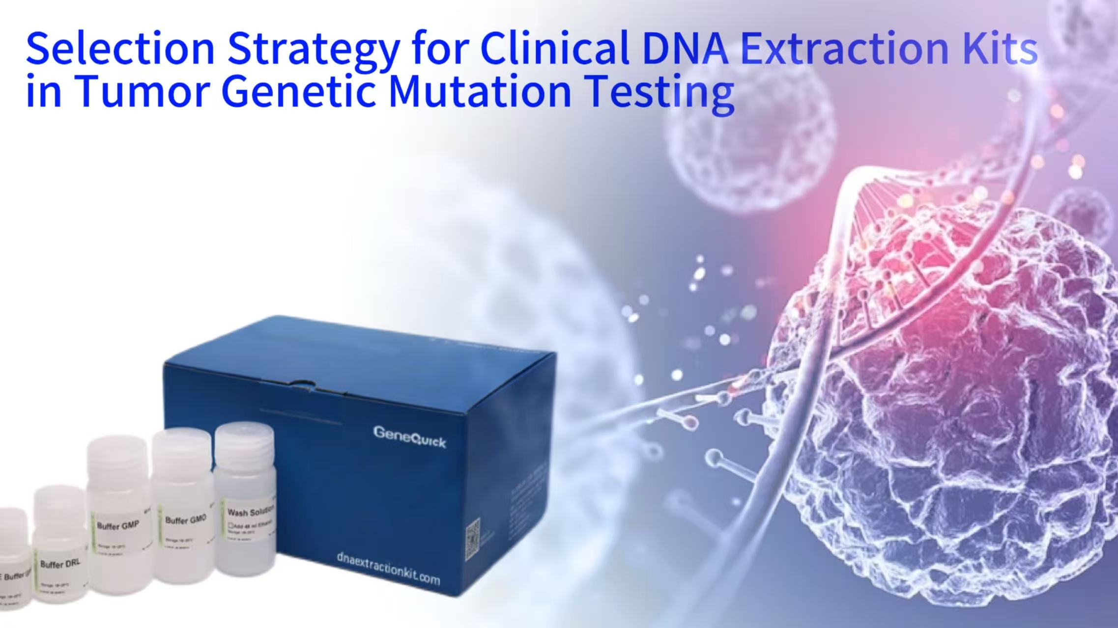 Selection Strategy for Clinical DNA Extraction Kits in Tumor Genetic Mutation Testing