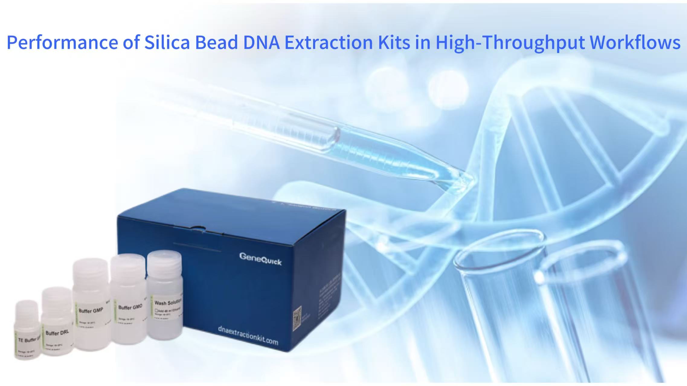 Performance of Silica Bead DNA Extraction Kits in High-Throughput Workflows