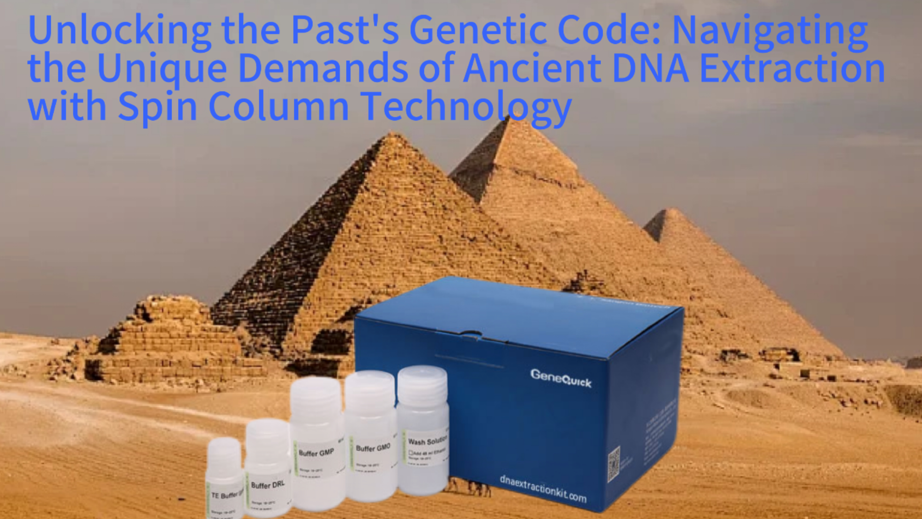 Unlocking the Past's Genetic Code: Navigating the Unique Demands of Ancient DNA Extraction with Spin Column Technology