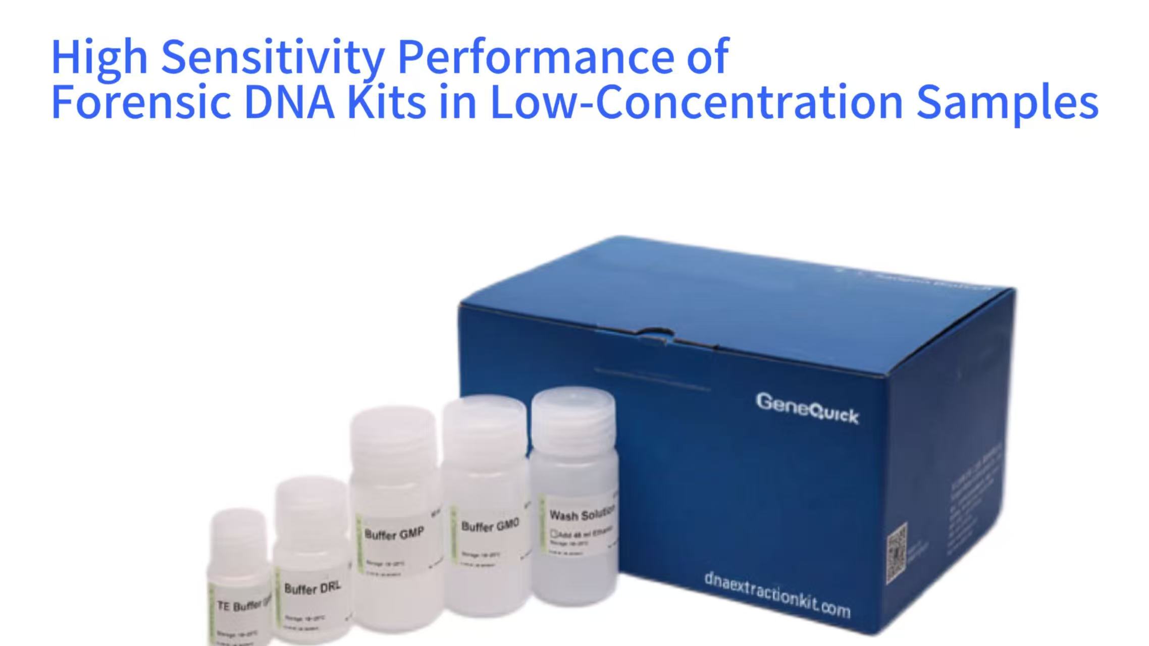 High Sensitivity Performance of Forensic DNA Kits in Low-Concentration Samples