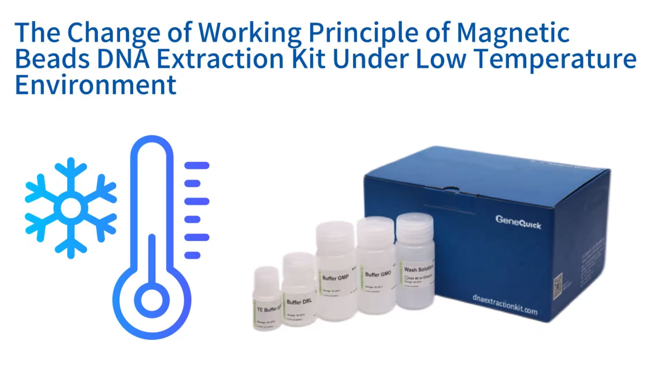 The Change of Working Principle of Magnetic Beads DNA Extraction Kit Under Low Temperature Environment